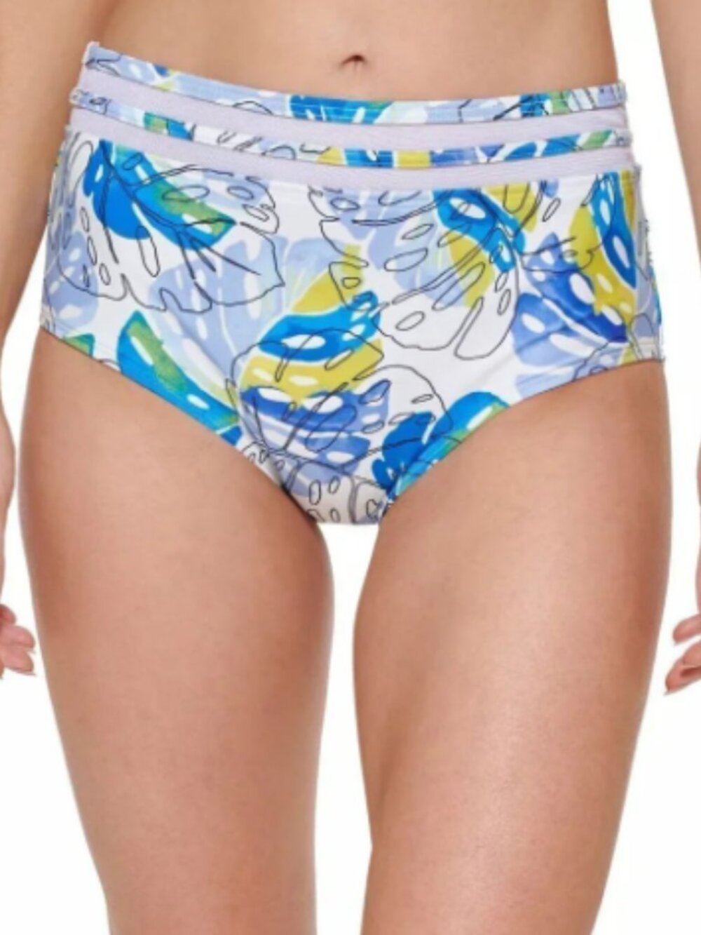(NWT) Tommy Hilfiger High Waist‎ Bikini Bottom (Small)